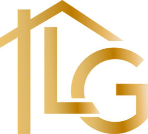 Golden LG real estate logo